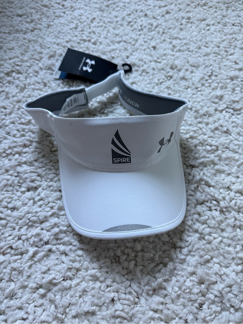 Under Armour Spire Academy White Athletic Visor